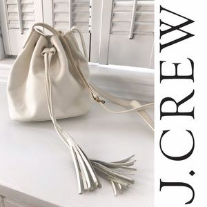J Crew Mini Leather Bucket Bag